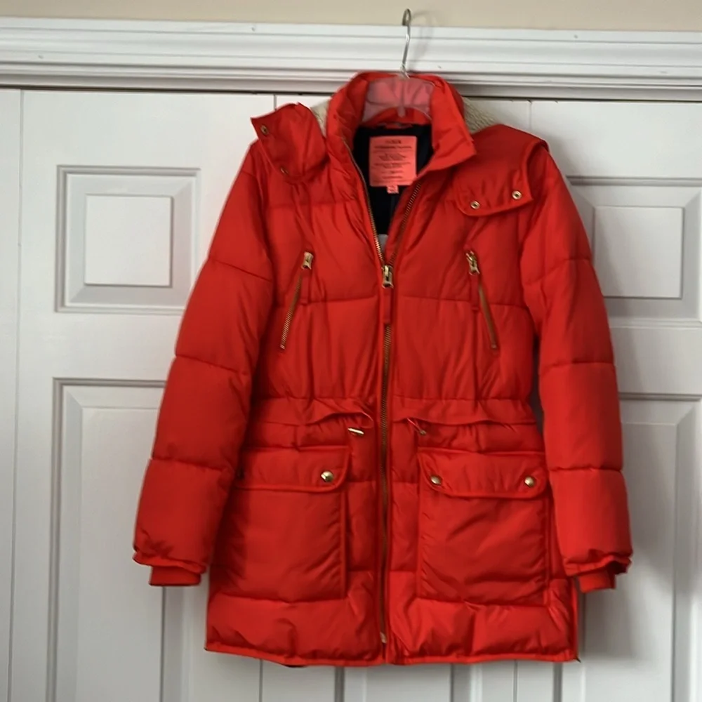 J. Crew Signature Chateau Puffer Jacket PrimaLoft® AF012 Size XS SM